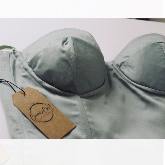 Handmade cropped cupped corset small - Picture 2 of 6